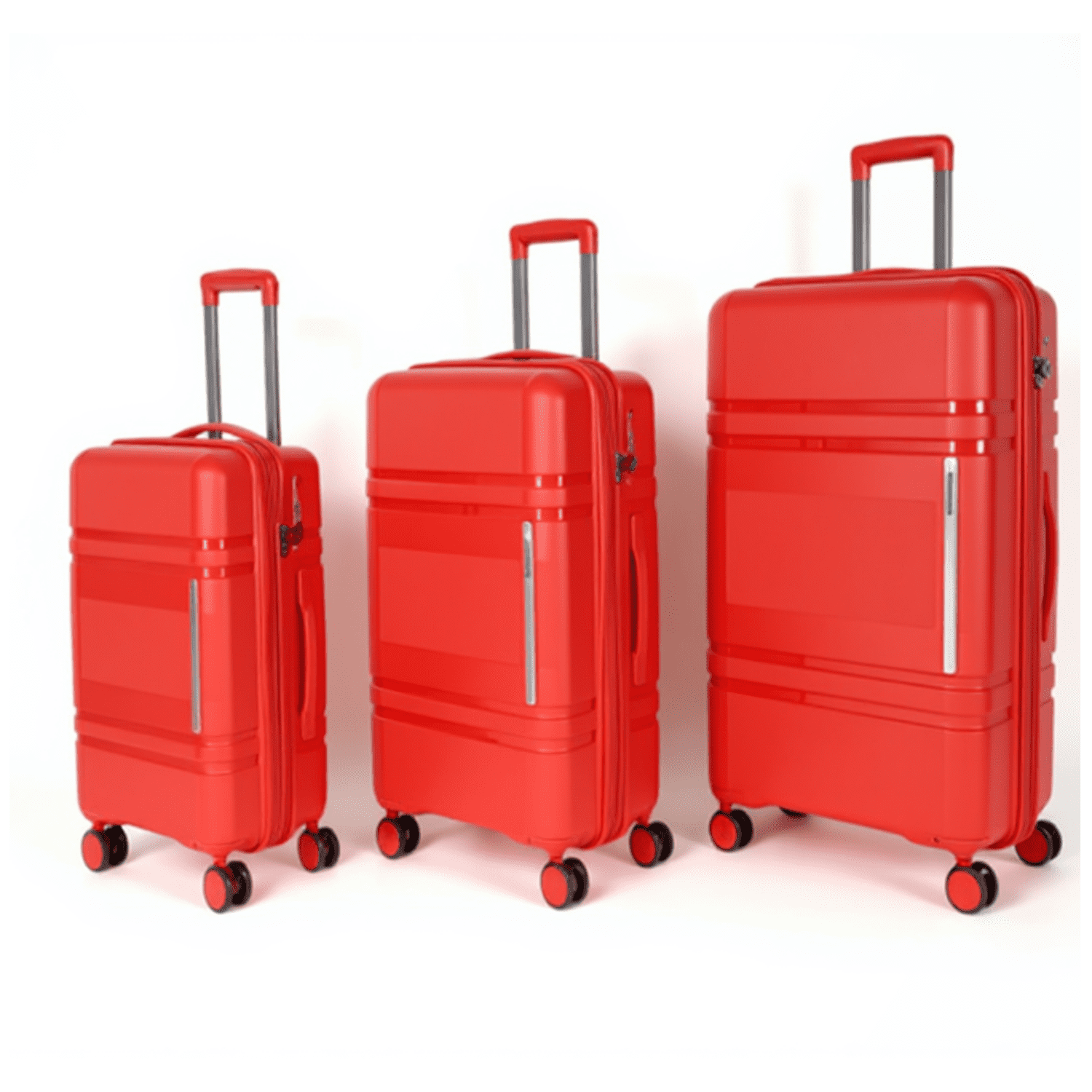 Dejuno Lisbon 3-Piece Lightweight Expandable Spinner Luggage Set