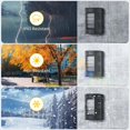 thumbnail image 3 of Outdoor Solar Lights for Outside, 1 Pack Bright Solar Fence Lights with Multi-Color Changing & Warm White Mode, Upgraded Solar Step Lights Outdoor Waterproof for Garden Deck Post Stair Wall, 3 of 8