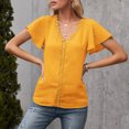 thumbnail image 2 of Lindreshi Short Sleeve Shirts for Women Women Summer Fashion Casual T-Shirt V-Neck Short Sleeve Tops Blouse, 2 of 6