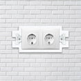 thumbnail image 4 of 6pcs Electrical Outlet Box Extender,single Gang Box Extender With 12pcs Screws 1 Gang Switch Unit Receptacle Extender, 4 of 5