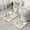 Beige Geometric Triangle, variant on Beige Geometric Stripe Diamond Pattern Bathroom Rugs Sets 3 Piece,Toilet Cover Set,Absorbent Non Slip Bathroom Mats Sets with U-Shaped Contour Rug Toilet Rug Set