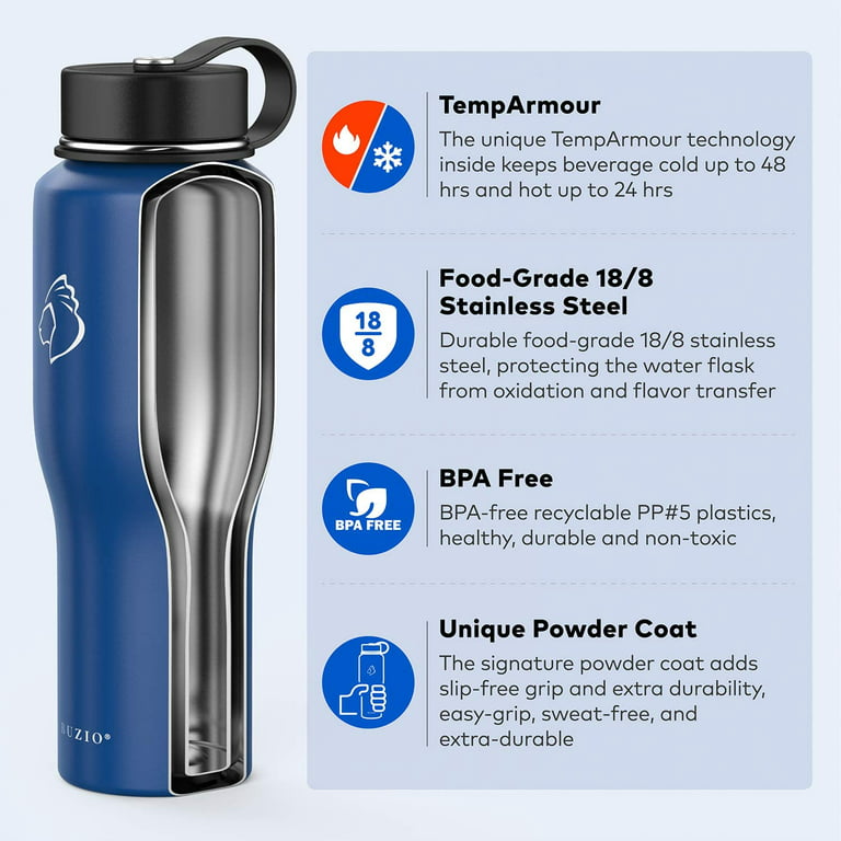 Stainless Steel Vacuum Insulated Bottle With Cup, none
