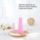 thumbnail image 4 of Newway Natural Silicone Facial Cupping Vacuum Face Push Oil Shujing Suction Face Artifact Pink, 4 of 5