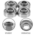 thumbnail image 3 of OFFIGAM 6 Pcs Moyeu de Roue avant de Fauteuil Roulant à Roulement en Acier Argenté pour une Utilisation Stable et Fiable en Fauteuil Roulant, 3 of 8