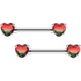 thumbnail image 1 of shiyou-Nipple Barbell 316L Surgical SS PVD Plated Multi-Color CZ Heart Shaped Nipple Piercing Shiny Sparkingly Nipple Rings"},"additionalWeblabs":"{"PAX_CHECKOUT_BUY_NOW_GC_TANGO_1121297":", 1 of 4