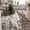 Brown, variant on Luxe Weavers Modern Abstract Beige 2x3 Area Rug, Stain Resistant Carpet