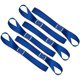 thumbnail image 1 of Bucles suaves de alta resistencia: paquete de 6 correas de anclaje para amarre, ideales para motocicletas, bicicletas, portaequipajes, etc., 1 of 5