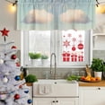 thumbnail image 5 of Vintage Clouds Curtain Valances for Windows, Kitchen Valance Window Treatments Panel 2 Pack, Retro Modern Nature Sky Landscape Rod Pocket Short Curtains for Bathroom Bedroom 60 x 18 Inch, 5 of 8
