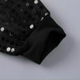 thumbnail image 7 of XUNZOO Boys Girls Hip Hop Dance Outfits Sequins Long Sleeve Zipper Hoodie Jacket with Pants Black 160, 7 of 7