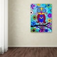 thumbnail image 3 of Trademark Fine Art 'The Judicious Owl' Canvas Art by Prisarts, 3 of 3