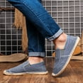 thumbnail image 2 of Men's Casual Shoes Trendy Breathable Linen Canvas Fisherman Shoes For Everyday Wear Tall Shoes For Men, 2 of 8