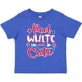 thumbnail image 3 of Inktastic 4th of July Red White and Cute with Arrow and Stars Boys or Girls Toddler T-Shirt, 3 of 5