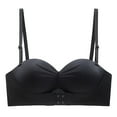 thumbnail image 5 of SCSAlgin Women's Push Up Strapless Bras Seamless Gathering Front Closure Beauty Back Wireless Bras Comfortable Underwea, 5 of 5
