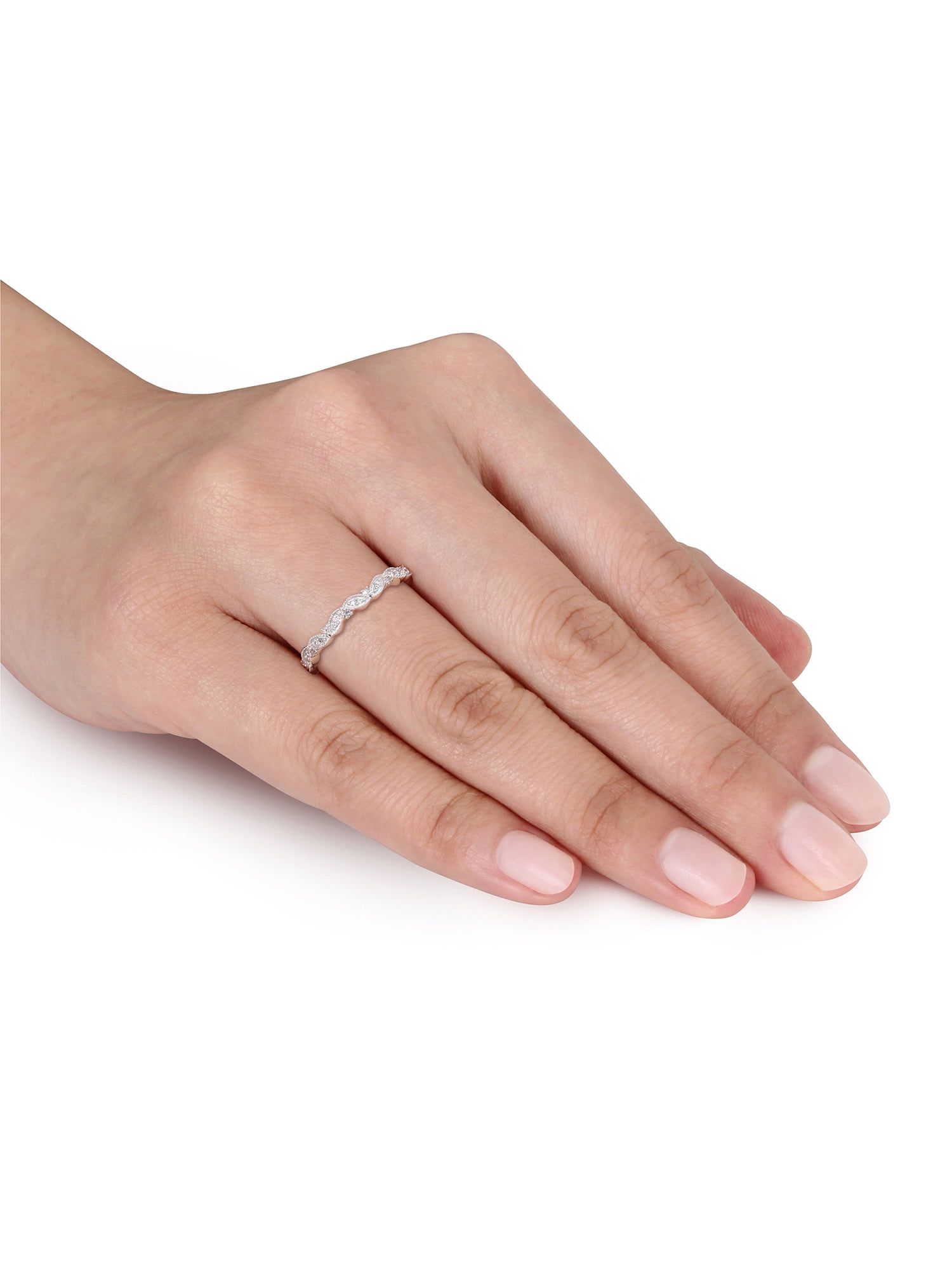 Everly Women's Diamond 10k White Gold Ring