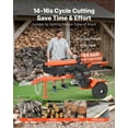 thumbnail image 4 of VEVOR 30 Tons Log Splitter, 306CC Engine, Powered Wood Splitter with 2" Ball Coupler, Auto Return, Vertical & Horizontal Mode, 4 of 9