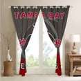 thumbnail image 4 of Erosebridal Sports Curtains,Football Blackout Curtains 42x84 inch,American Football Players Curtains Drapes,Sports Ball Game Window Curtains 2 Panels for Living Room(Florida), 4 of 6