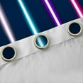 thumbnail image 4 of Manfei Modern Cool Gradient Light Black Out Curtains,Cartoon Light Sword Curtains Pack of 2 (42x63 Each),Multicolor Neon Bedroom Curtains For Boys Kids,Breathable Home Decor, 4 of 6