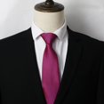 thumbnail image 4 of Corbata flaca para hombre Corbata formal Corbata de seda tejida jacquard texturizada ajustable para ocasiones formales Fiestas de boda B009, 4 of 5