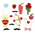 thumbnail image 2 of 35pcs/Set Valentine Day Photo Props LOVE Banners Photo Props Creative Party Photo Accessory Funny Taking Props Supplies for Wedding Proposal Use, 2 of 5
