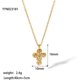 thumbnail image 2 of Vintage Cross Stainless Steel Rhinestones Pendant Necklaces for Women Real 18K Gold Plated 15.75 inch(40cm), 2 of 2