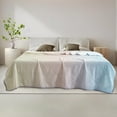 thumbnail image 4 of Gradient Color Cooling Blankets for Hot Sleepers - Summer Blanket Thin Lightweight Breathable Soft Double Side Blanket for Bed Couch Sofa, Keep Cool for Night Sweats Adult Kids ( 40 x 60 inches), 4 of 4
