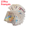 thumbnail image 1 of Caja de cartas de Pokémon Pikachu de dorado, tarjetas de batalla de colección rara, juguetes de 15-55 piezas, dorado, plateado, español, francés, inglés, Charizard, 1 of 6