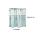 thumbnail image 3 of SLYNSHome Sheer Curtains for Windows 23.6x59 inch Valance Decoration Half Curtains for Young Girl Bedroom Kitchen Decoration, 3 of 7