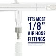 thumbnail image 2 of Master Airbrush Quick Connect Fittings 1/8" Male Coupler Airbrush Adapter (3 Pack) - Universal Airbrush Connector Quick Disconnect System for Air Hose, 2 of 5