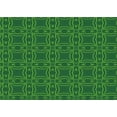 thumbnail image 1 of Ahgly Company Machine Washable Indoor Rectangle Transitional Deep Emerald Green Area Rugs, 4' x 6', 1 of 7