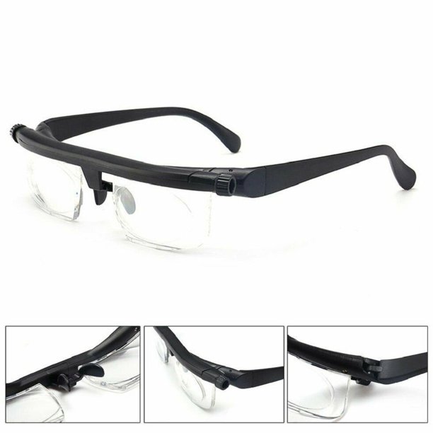 Reading Glasses Adjustable Strength, Lens Variable Focus Distance