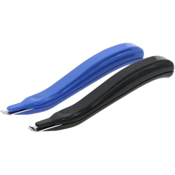 2pcs Universal Staple Remover Staple Remover (Blue and Black)