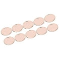 thumbnail image 3 of DIY Round Pendant, Wide Range Strong And Durable Jewelry DIY Pendant  For Home And Professional UseQ Rose Gold 12mm, 3 of 8
