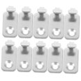thumbnail image 5 of Raindrops 20pcs Heavy Duty Hangers Hook Stainless Steel Wall Hooks For Picture Frames Mirrors Key Bags Home And Office Organization Silver, 5 of 7