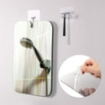 thumbnail image 3 of Shower Shaving Mirror Men Women with Suction Cup Fog-Free Rectangle, 3 of 8
