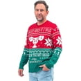 thumbnail image 2 of Christmas Vacation Jolliest Bunch of A*Holes Red and Green Ugly Christmas Sweater, 2 of 5