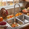 thumbnail image 4 of Gqtwoy Pumpkin Shaped Faucet Drainage Pad, Water Absorbent Kitchen Protector, Quick Dry Anti-Slip Mat for Sink, Cushioned Countertop Pad, Versatile Kitchen Accessory, 4 of 6