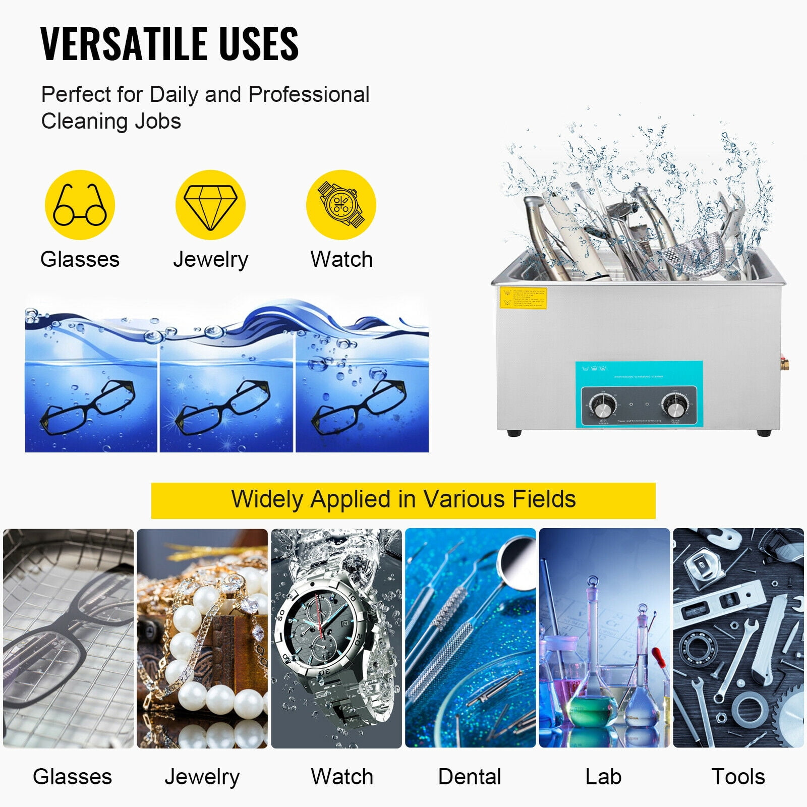 3L 6L 10L 15L 22L 30L Electric Ultrasonic Cleaner Portable Washing Machine Lave-Dishes Diswasher Ultrasound Home Appliance