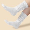 thumbnail image 5 of KuKuzhu 3 Pairs Slouchy Socks for Women, Long Chunky Knee High Scrunch Socks Women's Fall Winter Socks Size 5-11, 5 of 7