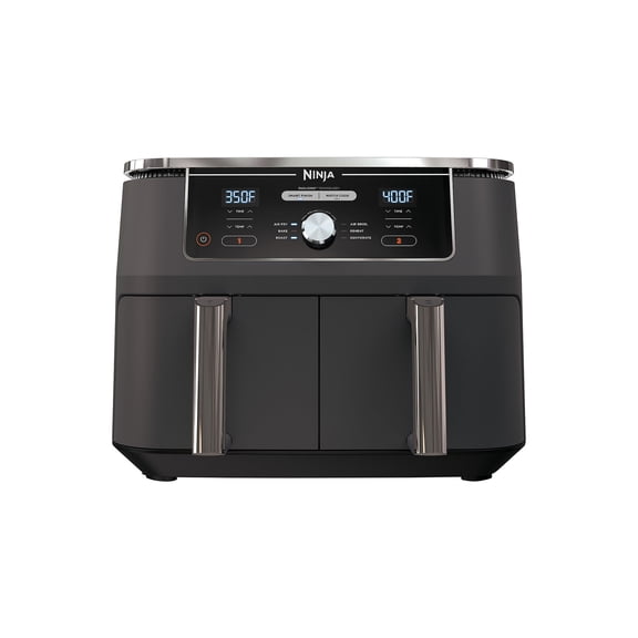Open Box Ninja Foodi 6-in-1 10-qt. XL 2-Basket Air Fryer with DualZone Technology, DZ401