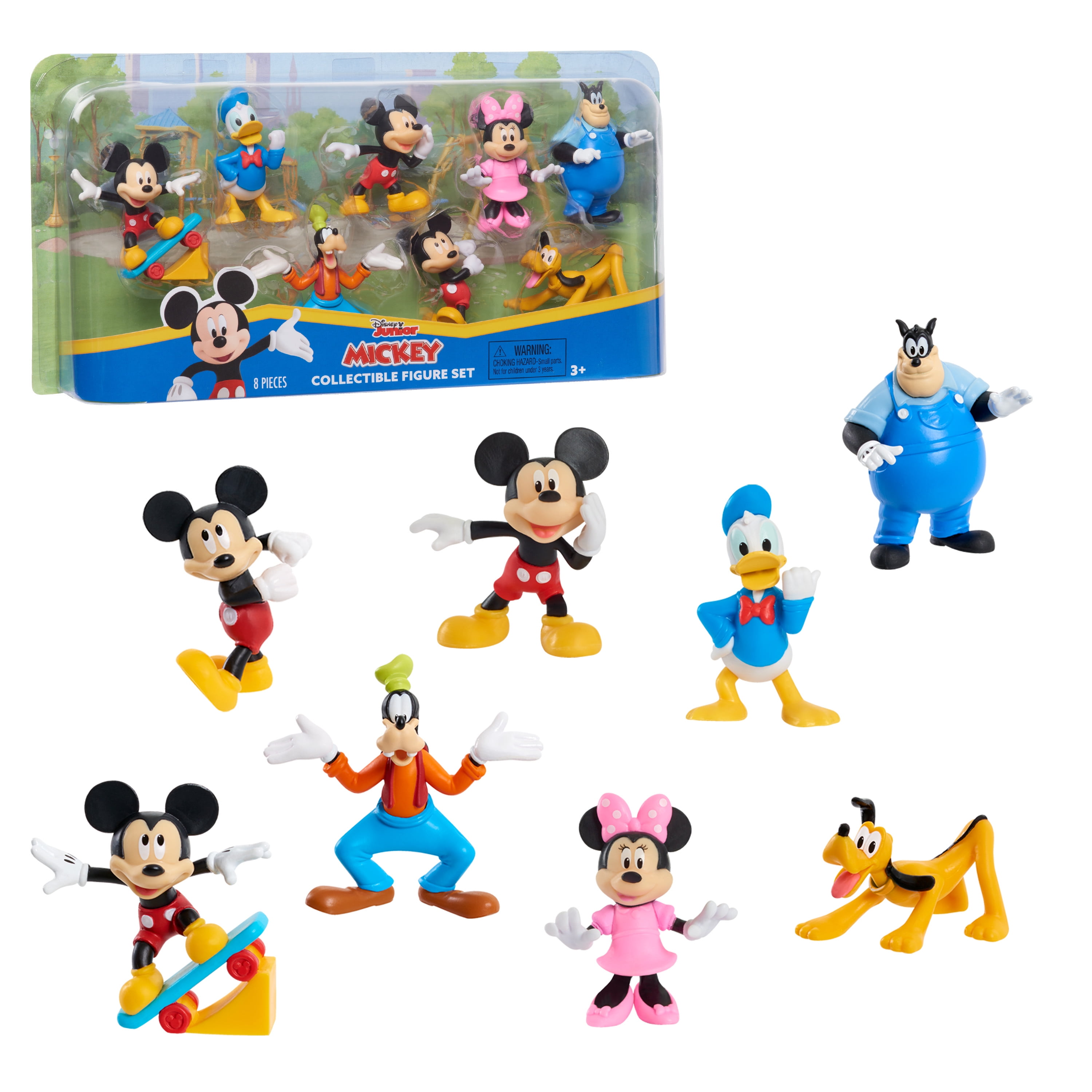 Just Play Disney Junior Mickey Collectible Friends Figure Set of 8 2019 for sale online 