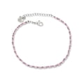 thumbnail image 1 of Kaash Customs Silver Plated with Rectangle CZ Stone Adjustable Anklet Jewelry Best Holiday Gift for Women and Girls, 1 of 2