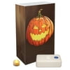 LumaBase Battery Operated LED Luminaria Kit- Jack O' Lantern, 12-Pack