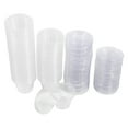 thumbnail image 1 of 1-4oz Portion Cups With Lids, Small Plastic Containers with Lids, Airtight and Stackable Souffle Cups, Jello Shot Cups, Sauce Cups, Condiment Cups for Lunch, Party, Trips, 1 of 2