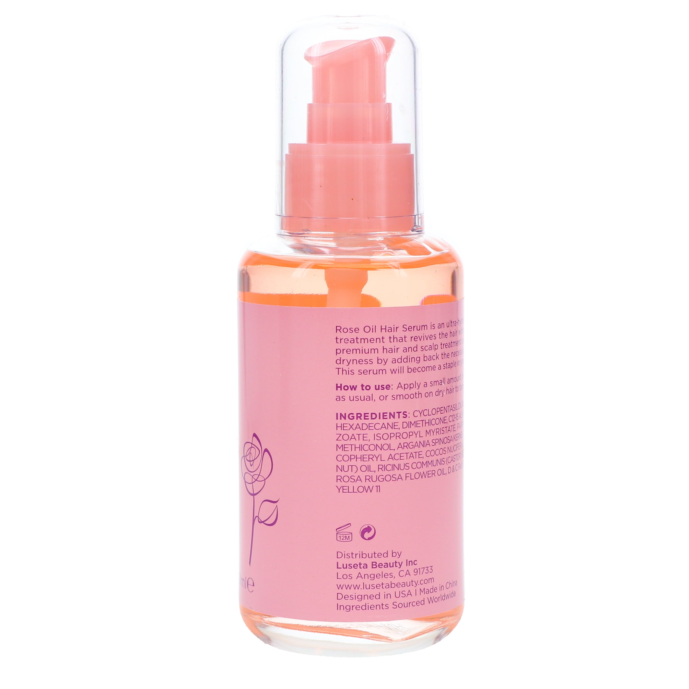 Luseta Rose Oil Hair Serum 3.38 oz