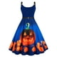 thumbnail image 1 of Vestido de talla grande con correas de Halloween con estampado de calabaza Rosegal  Suéteres Cárdigans, 1 of 5