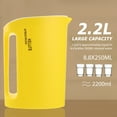 thumbnail image 4 of Miangastore Water Kettle Cooling Water Pitcher White 1Pcs 2200Ml 9.4X6.7X3.9In, 4 of 8