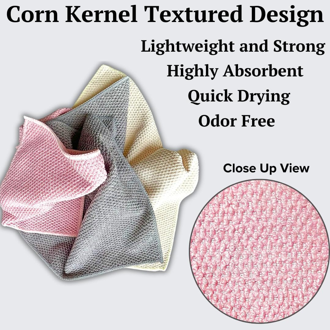 HYKE ber Cleaning Cloth All-pose ber Towels - 12 x 12 - Micro ber Cleaning Rags for House, en, Dust Rags for Dusting Furniture, Houseeping, Car Drying Towel