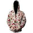 thumbnail image 2 of WEAIXIMIUNG Oversized Sweatshirt for Women Plus Size 3D Printed Pullover Hoodie Christmas Collection Hoodie Cardigan, 2 of 4