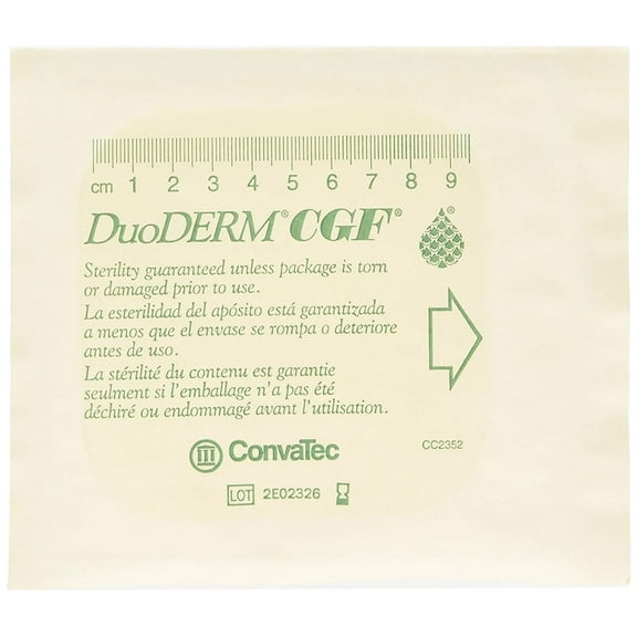 DuoDERM CGF  Dressing 4x4, Box of 5, 187660