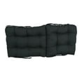 thumbnail image 2 of Blazing Needles 18-inch by 38-inch Solid Twill Tufted Chair Cushion, 2 of 2